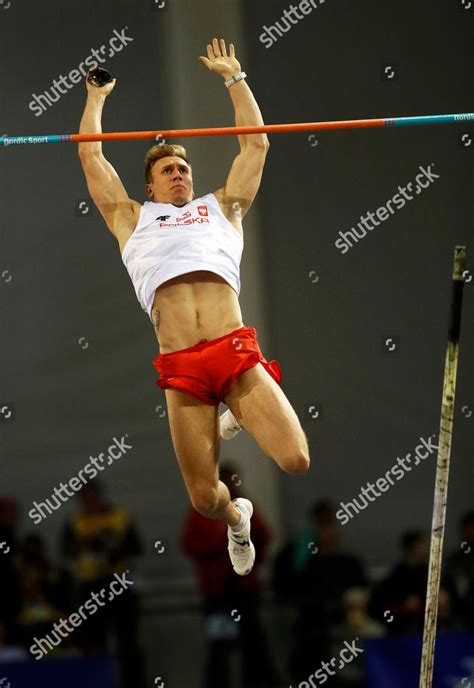 Piotr Lisek Poland Competes Mens Pole Editorial Stock Photo Stock