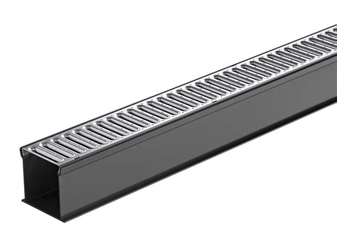 Rain Drain™ Trade 3m With Galvanised Steel Grate And Joiner Reln