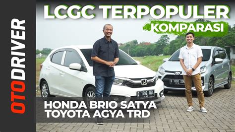 Honda Brio Satya Vs Toyota Agya Trd Review Indonesia Otodriver