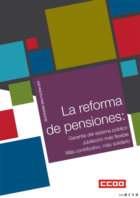 Guia Sobre La Reforma De Pensiones By Ccoo Villena Issuu