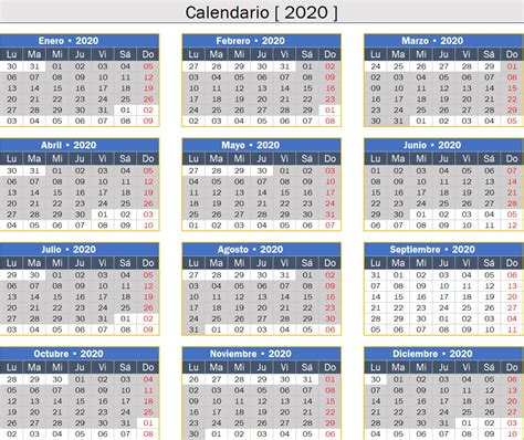 Calendario 2019 Con Feriados Excel