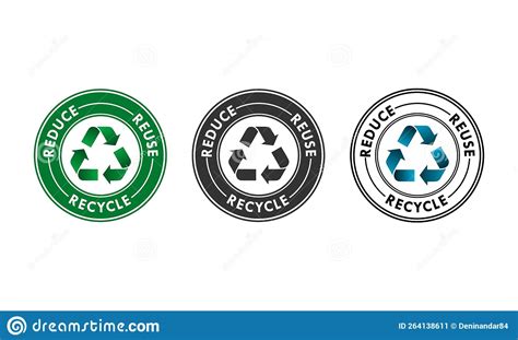 Reduce-reuse-recycle Design Logo Stock Vector - Illustration of ...