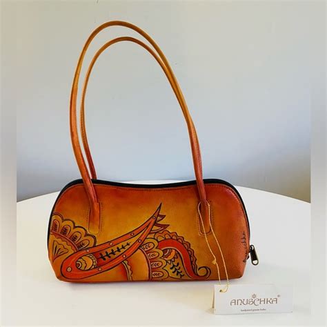 Anuschka Bags Nwt Anushka Hand Painted Genuine Leather Paisley