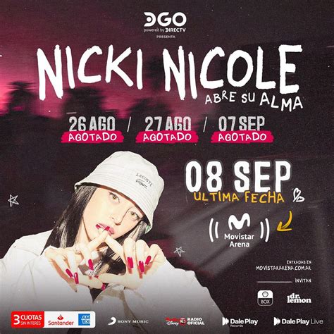 Nicki Nicole Anunci La Ltima Fecha En El Movistar Arena Cu Ndo Ser