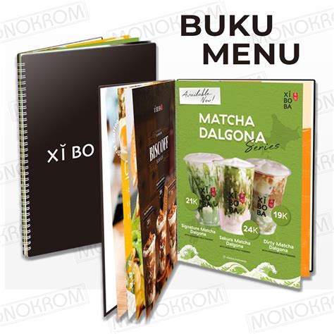 Jual Cetak Buku Menu Custom Buku A4 Jilid Spiral Shopee Indonesia