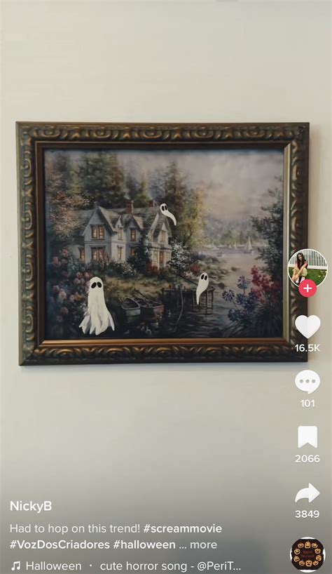 Thrifted Ghost Painting Is The Hottest New Trend For Halloween And