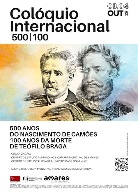 Colóquio Internacional 500 100 500 anos do nascimento de Camões