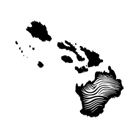 tonga map logo template isolated brand identity icon abstract vector