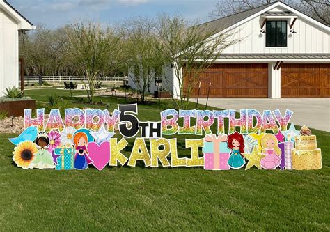 Birthday Yard Sign Rentals | Bright Yard Greetings