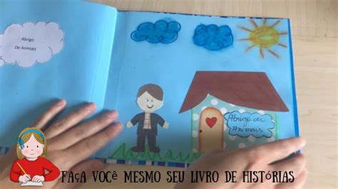 Faça Você Mesmo Livro Educativo De Historinhas Diy Artesanato Youtube