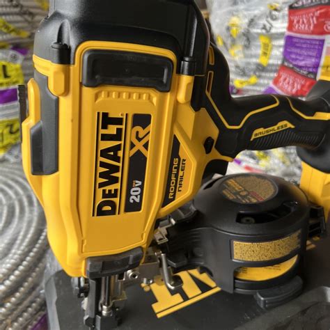 Dewalt Dcn Rnb V Max Degree Brushless Cordless Coil Roofing