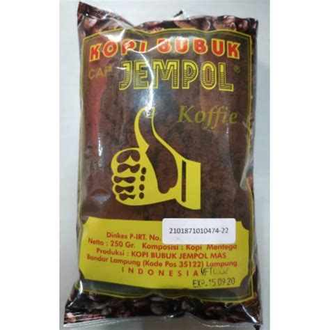 Jual KOPI LAMPUNG CAP JEMPOL 100 ASLI 250 Gram Indonesia Shopee