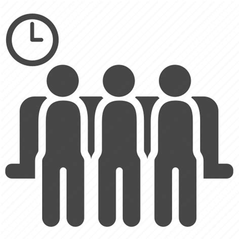 Await Job Interview Lobby Queue Sit Waiting Icon Download On