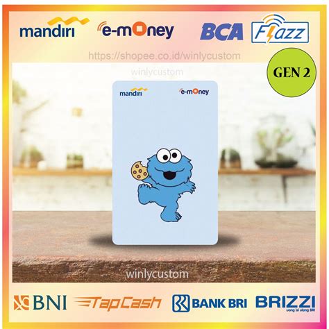 Jual Kartu Emoney E Toll Anime Baby Cookie Monster E Money Mandiri