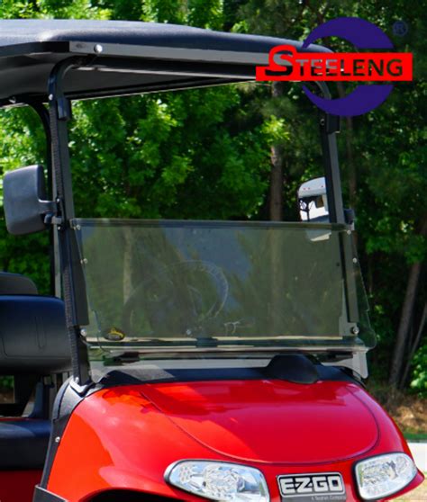 2 Piece Ezgo Rxv Fold Down Golf Cart Windshield