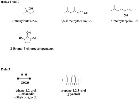 92 Alcohols And Phenols Nomenclature And Classification Chemistry