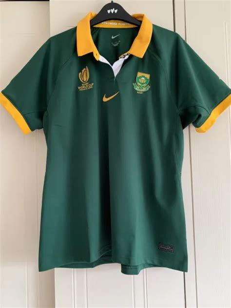 SOUTH AFRICA NIKE Rugby World Cup 2023 Springbok Jersey - Woman's Size XL £59.00 - PicClick UK