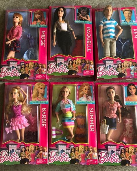 Mattel Year Barbie Life In The Dreamhouse Series Pk Doll Set