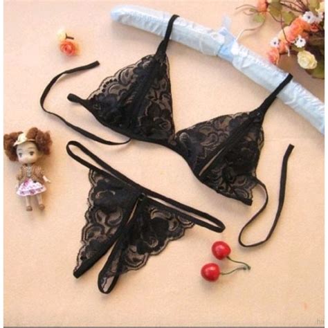 Jual G String Bra Renda Set Cd Dan Bh Pakaian Dalam Bikini Hot Sexy