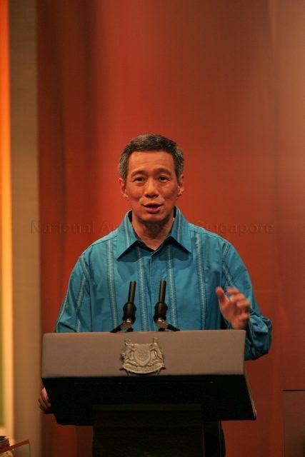 Prime Minister Lee Hsien Loong Delivering National Day Rally