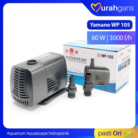 Pompa Air Celup Aquarium Kolam YAMANO WP 105 Original Murah Lazada