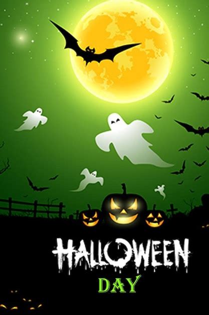 Premium AI Image | A ghostly background for halloween party