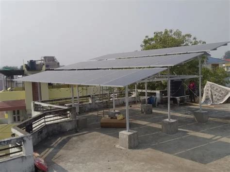 Mounting Structure Grid Tie Rooftop Solar Power Plant For Residential Capacity 4 Kw At Rs