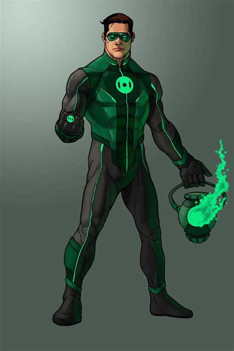 Nathan Nelson Gl Redesign Green Lantern Superhero Green Lantern Corps