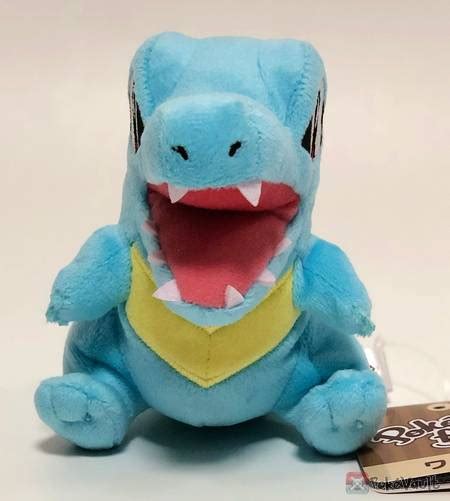 Pokemon Center Pokemon Fit Series Totodile Small Plush Toy