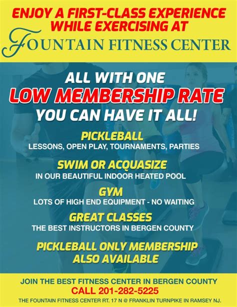 Monthly & Annual Gym Membership | Fountain Fitness Center