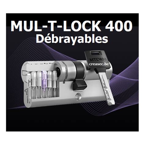 Cylindre de porte Mul T Lock 400 débrayable