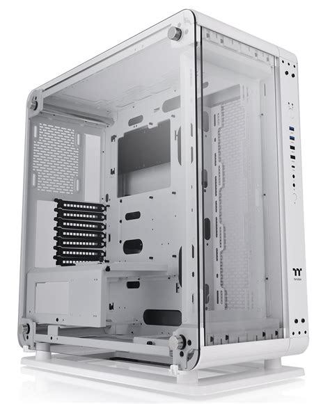 Core P6 Tempered Glass Snow Mid Tower Chassis