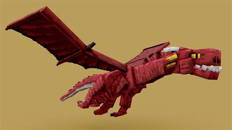 12 Dragon 3d Model By Wacky Wackyblocks 6e366c3 Sketchfab