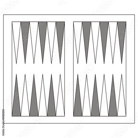 Backgammon board Stock Vector | Adobe Stock