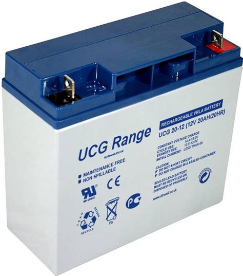 Ultracell UCG Loodaccu 12V 20Ah Deep Cycle Gel Bol