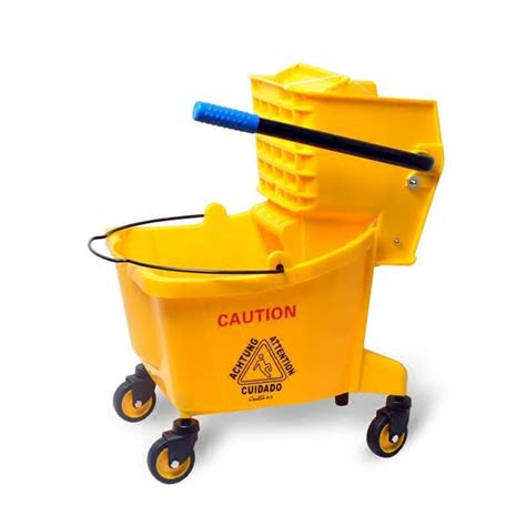 Lit Mop Bucket With Castor Janitor Cleaner Cart Casters Baldi Mop