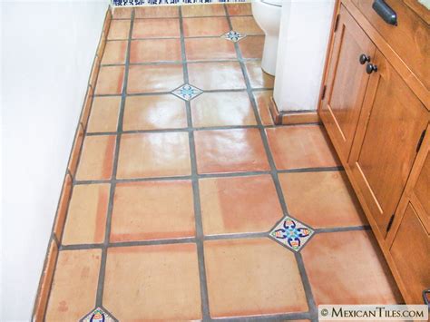 Mexican Tile X Unsealed Super Saltillo Floor Tile Rounded Edges