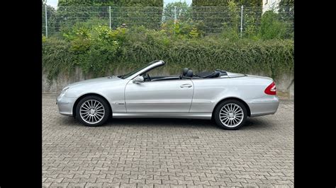 Mercedes Benz Clk Kompressor Cabriolet W Bj Youtube