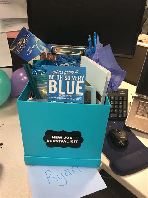 We Ll Be Blue Without You Farewell Gift For Coworker Farewell Gifts