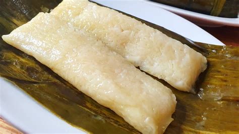 Suman Malagkit With Macapuno White Suman Filipino Delicacy Youtube