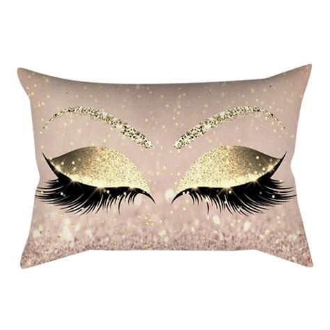 Buy Eyelash Out Soft Velvet Cushion Cover 30x50cm Pillow Cases At