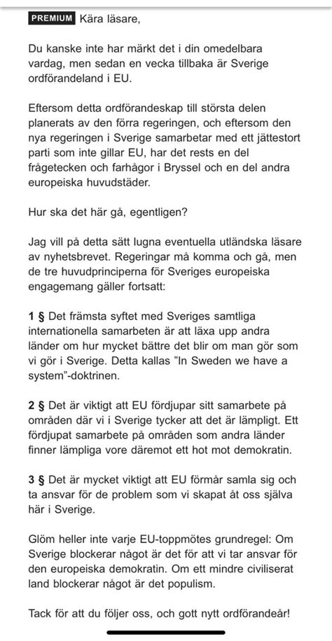 Viktor Barth Kron on Twitter Årets första nyhetsbrev redogör för de