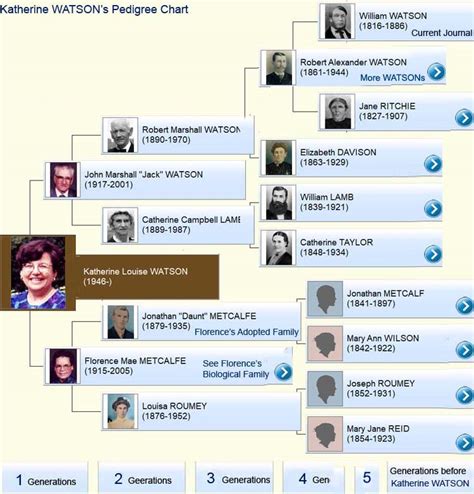 Descendants Of William Watson And Jane Ritchie