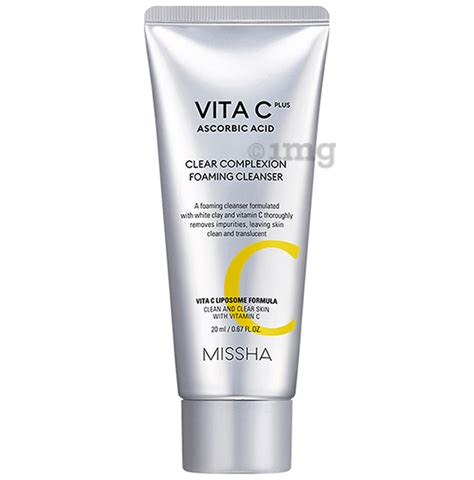 Missha Vita C Plus Clear Complexion Foaming Cleanser Buy Tube Of