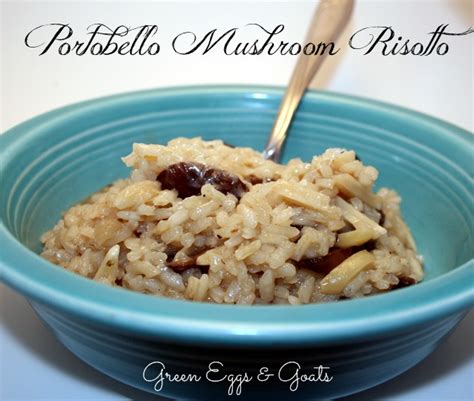 Portobello Mushroom Risotto