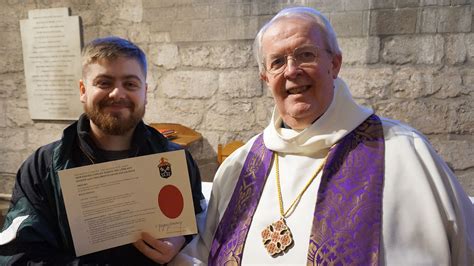 Ryan Denton And Bishop Gregory W Diocese St Asaph