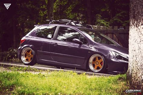 Low Peugeot 307 On Air Cartuning Best Car Tuning Photos From All The World Stance