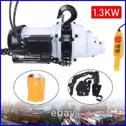 New Ton Electric » 110V 2200LBS/1 Ton Electric Chain Hoist Single Phase ...