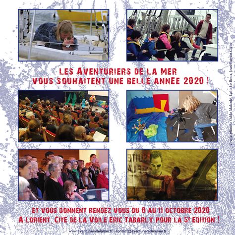 Carte Voeux Aventuriers Mer Festival Les Aventuriers De La