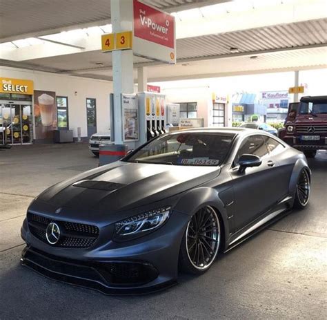 Matte Black Mercedes S63 Amg Coupe Mercedes Benz Amg Mercedes Auto